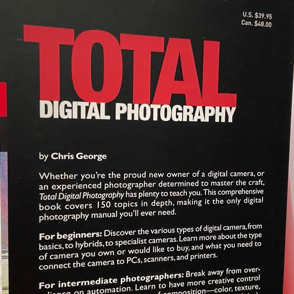 NWT Total Digital Photography - Book by Chris George - Picture 2 of 11